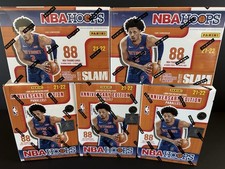 2021-2022 NBA Hoops Anniversary Edition Blaster Box Lot *5 Blaster Boxes* picture