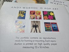 Andy Warhol Pop Art & Familiar Faces  1989 teNeues 2 Portfolios Limited Release picture