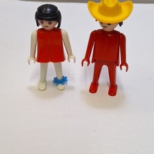 Vintage 1974 Playmobil Geobra Cowboy, Girl picture