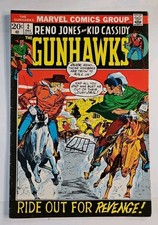 GUNHAWKS #2 Reno Jones & Kid Cassidy Marvel Comic vf picture