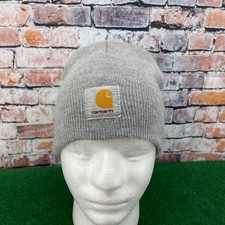 Carhartt A205HGY Acrylic Watch Hat Beanie Mens OSFA Heather Grey Made in USA picture