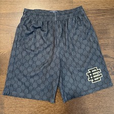 Eric Emanuel Monogram Mesh Short Black Medium M Basketball Shorts picture