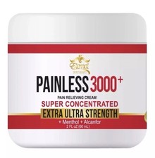 ETERNAL PAINLESS PAIN RELIEVING CREAM NEW REINFORCED  2 OZ EXTRA ULTRA STRENGTH picture