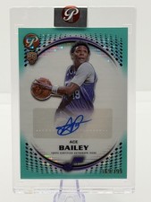 Topps 2025-26 Pristine Ace Bailey RC Auto Aqua /199 Still in case sealed. picture