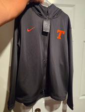 Nike Dri-FIT Tennessee Volunteers Full-Zip Hooded Jacket Black/Orange XXXL picture