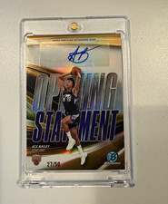 Topps 2025-26 Bowman Chrome Ace Bailey RC Auto Utah Jazz #OS-AB /50 picture