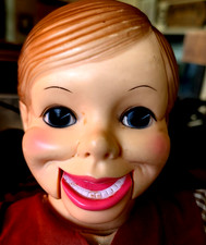 Vintage Willie Talk Ventriloquist Doll 70s Horseman Creepy prop As Is (A12) picture