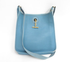 Authentic Hermes Vespa PM Leather Shoulder Bag #49545 picture