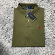 Mens NWT Custom Slim Fit Mesh Polo Ralph Lauren Shirt Best Sale picture