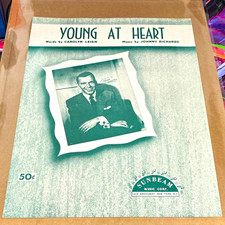 Vintage 1954 Young At Heart Sheet Music Frank Sinatra Sunbeam Music  picture