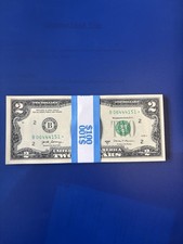 50 $2 Dollar STAR NOTES – Sequential, Uncirculated - 2017A picture