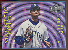 1997 SkyBox Metal Universe #4 Ken Griffey Jr. Magnetic Field Insert Mariners picture