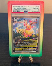 2021 POKEMON INDONESIAN S PROMO #199 FLAREON VMAX PSA 10 picture