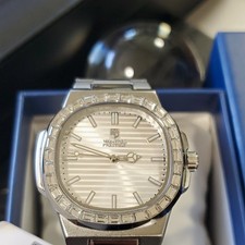 Invicta Montres Prestige Quartz 41mm SS Crystal Edge Silver Striped Dial picture