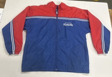 Vintage Logo 7 Kentucky Wildcats Lined Windbreaker Jacket Size M picture