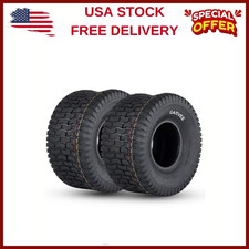 ⚡2pc Lawn Mower Tires 20x10.00-8 4PR Tubeless Turf Tires 20x10-8 Golf Cart Tires picture