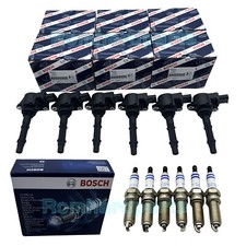 6X Ignition Coil & 6X Iridium Spark plugs For Mercedes-Benz C300 E350 UF535 picture