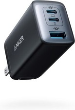 Anker USB C Charger Nano 65W PPS 3-Port GaN II Fast Charging for MacBook/Galaxy picture