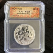 2024 P125 S50C MS70 Year of The Dragon Australia picture