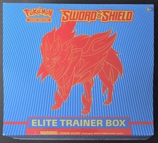 Pokémon Sword & Shield Base Zamazenta Elite Trainer Box Sealed 2020 DISCOUNTED picture
