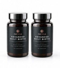 2X Inessa Advanced Daily Biotic Probiotic 10 Billion CFU 60 Vegan Caps Exp 3/28 picture