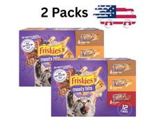 2 Packs - Friskies Gravy Variety Pack, Meaty Bits,Wet Cat Food 5.5 oz. 12 Cans picture