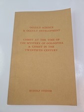 Occult Science & Occult Development By Rudolf Steiner 1966 Third Edition. G-371 picture