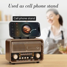 UMUTOO Portable Radio AM/FM/SW Bluetooth 6.0 Speaker Rechargeable 1200mAh picture