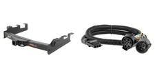 CURT Class 5 Trailer Hitch And 4-Way Flat Wiring Harness Fits USCAR 15302-55384 picture