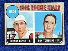 1968 Topps - 1968 Rookie Stars Johnny Bench, Ron Tompkins #247 