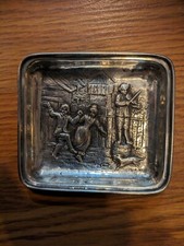 Shreve & Co Antique Sterling Silver Dish (Mint, trinket, dip dish) 925 picture