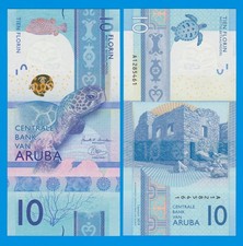 ARUBA 10 Florin, P 21a,  2019 UNC ( P 21 a ) picture