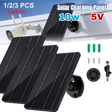 10W 5V Solar Panel for Security CCTV Camera with USB Type C Port Battery Charger picture