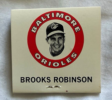 BROOKS ROBINSON Rare Vintage Baltimore Orioles Collectible Matchbook 1970 picture