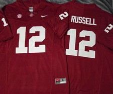New Keelon #12 Russell Crimson All Stitched Jersey MEN NWT picture