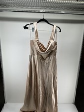 Quince Womens Aurora Stretch Satin Convertible Dress picture