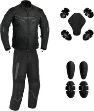 Men’s Motorcycle Cordura Suit Waterproof CE Armored Touring Jacket Pants picture