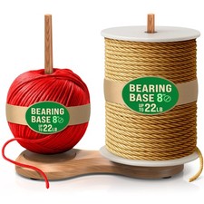 BARVA Double Yarn Holder 44 Lb Total Capacity for Chunky Yarn | Dual Bearing ... picture