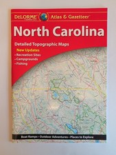 Delorme North Carolina Atlas & Gazetteer with Topographic Trails, Backroads  picture