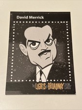 DAVID MERRICK Autumn 2017 Edition LIGHTS OF BROADWAY Show Cards TRADING CARD picture