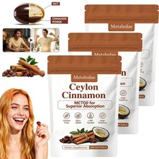 1~5 X Metabolae Cinnamon MCT Oil Softgels, Non-GMO, Gluten Free, 300 Softgels picture