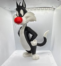 Sylvester Looney Tunes Plastic Figure/Statue Black White Red Nose 3D printed picture
