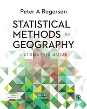 Statistical Methods for Geography: A Student’s Guide picture