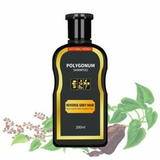 Instant Black Hair Shampoo Reverse Gray Shampoo Hair Darkening Polygonum Shampoo picture