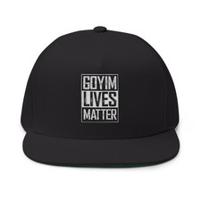 Goyim Lives Matter Snapback Hat | Embroidered Statement Cap picture