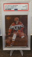 2025-26 SkyBox Metal Universe Hockey Beckett Sennecke Copperheads #29 PSA 10 picture