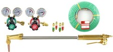 SÜA Heavy Duty Cutting Torch Set with Regulators, Tip, Arrestors and Twin Hose picture