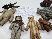 Star Wars Vintage PICK Ewoks Warok Quiver Romba hood Cardback Lumat last 17 picture