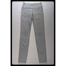 ATHLETA Gray Jacquard Chaturanga 7/8 Ankle Crop Leggings 455973-02 Small picture