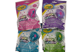 Crayola Neon Bright Color Twist Bath Bombs for Kids (Lot of 4) picture